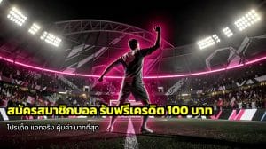 สมัครสมาชิกบอล รับฟรีเครดิต
